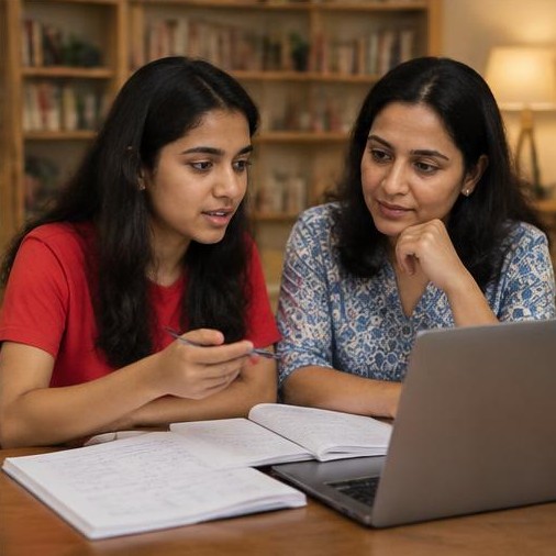 Illustrative IB Tuition learning scene