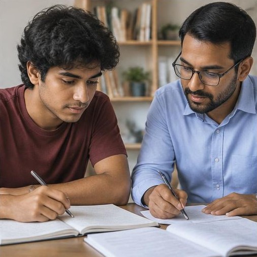 Illustrative IIT-JEE Coaching learning scene
