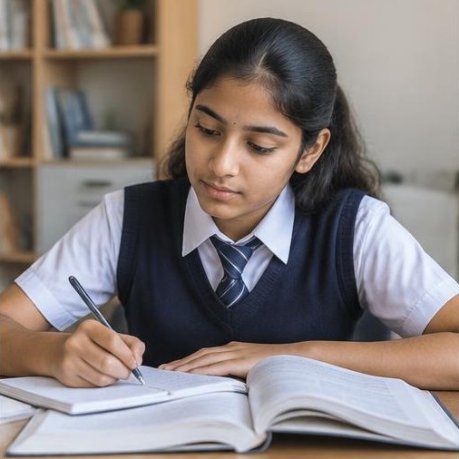 Illustrative Class 7 Tuition learning scene