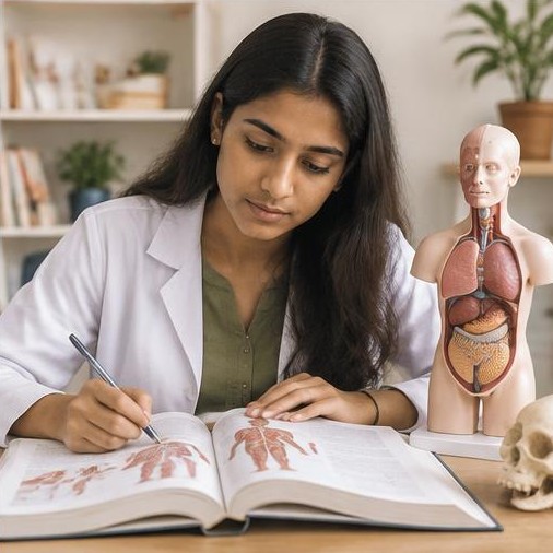 Illustrative NEET Coaching learning scene