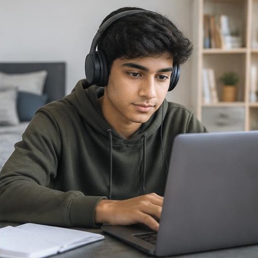 Illustrative Class 9 Tuition learning scene